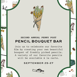 Second Annual Pencil Bouquet Bar