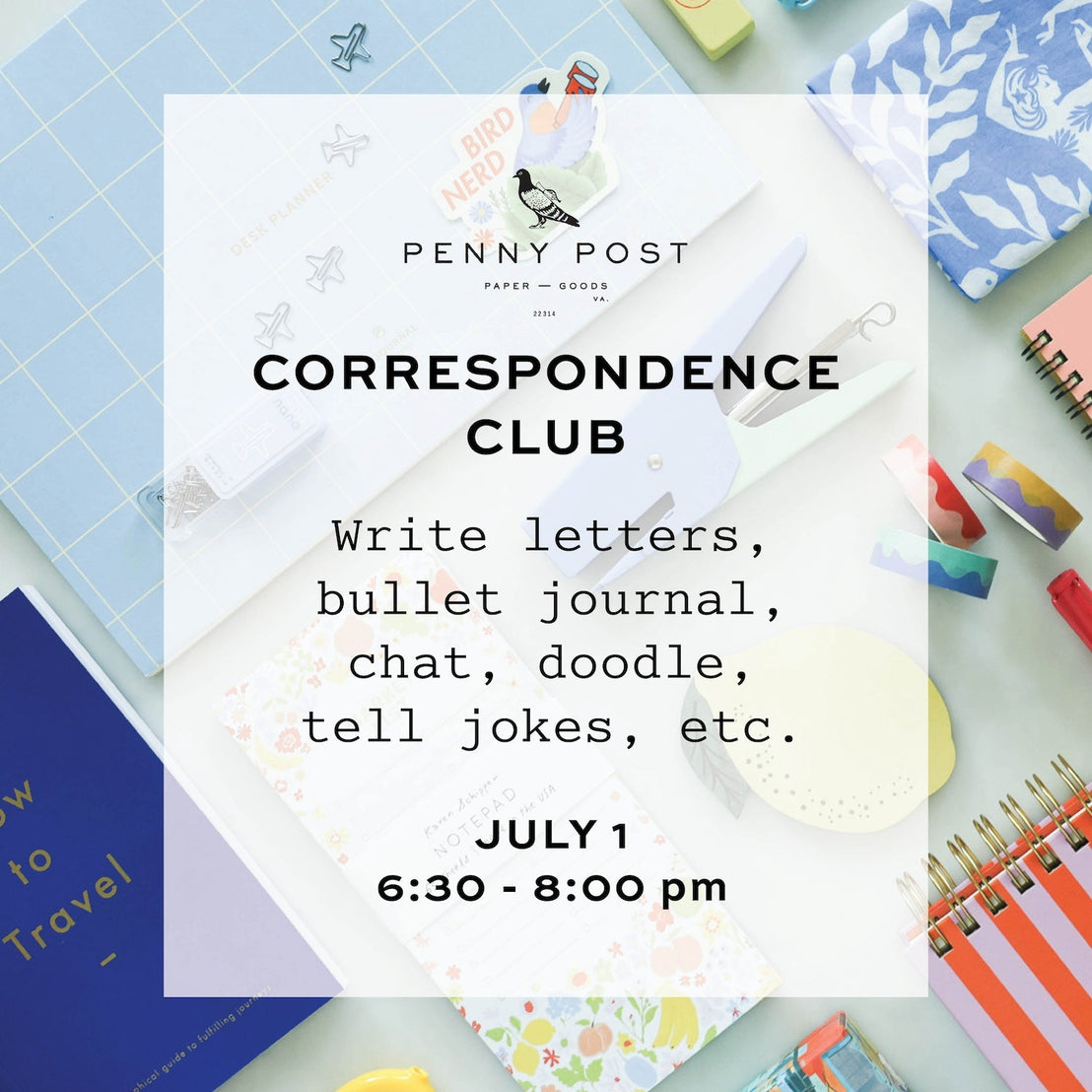 July Correspondence Club Reservation
