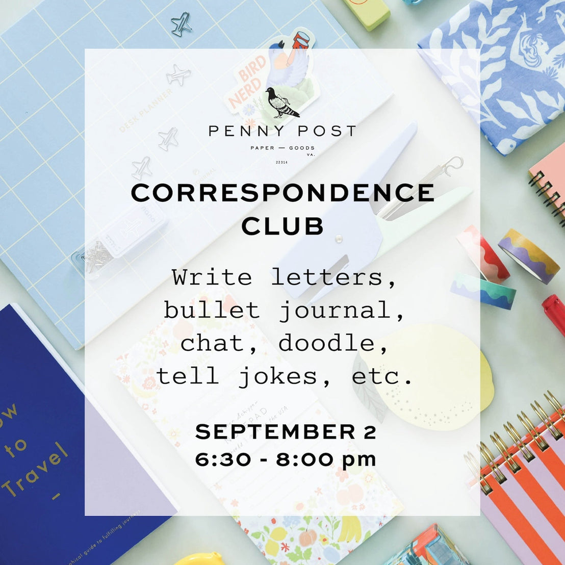 September Correspondence Club Reservation