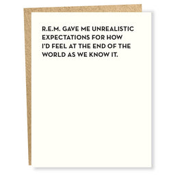 R.E.M., Sapling Press