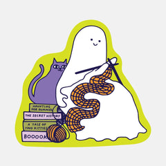 Cozy Ghost Sticker