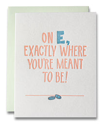 On E HRT, Ladyfingers Letterpress