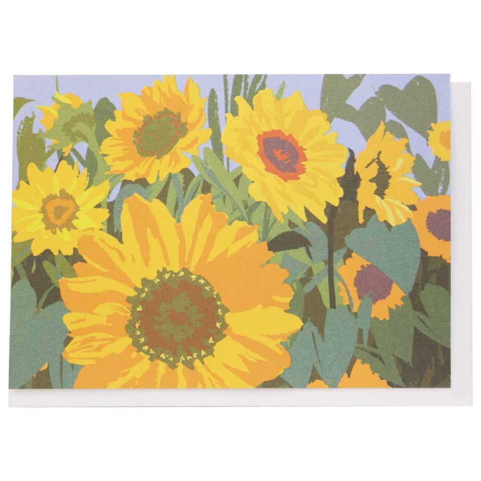 Sunflowers, Smudge Ink