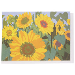 Sunflowers, Smudge Ink
