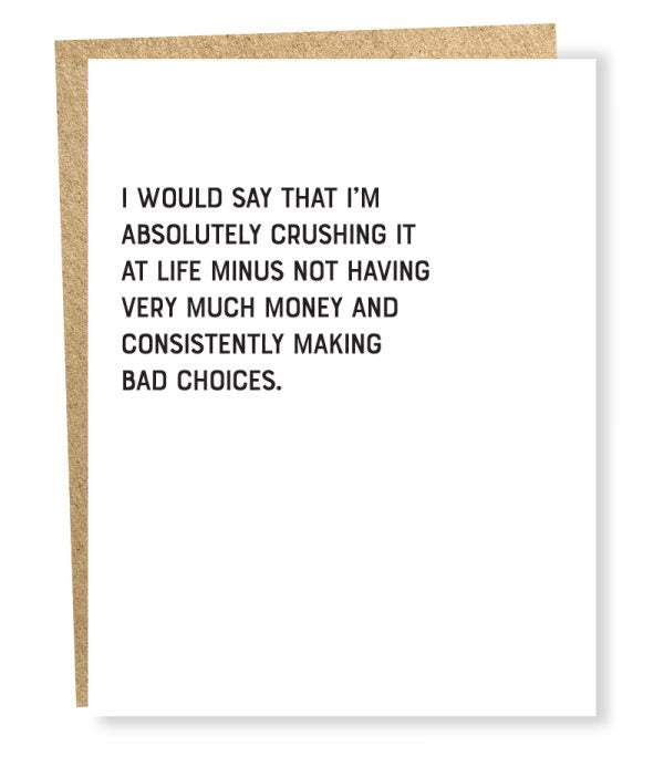 Crushing It, Sapling Press
