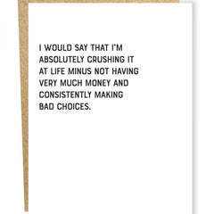 Crushing It, Sapling Press