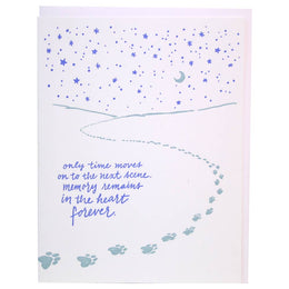 Paw Prints Under Stars, Smudge Ink