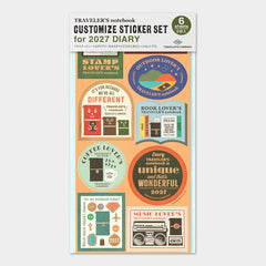 2027 Diary Sticker Set, Traveler's Company