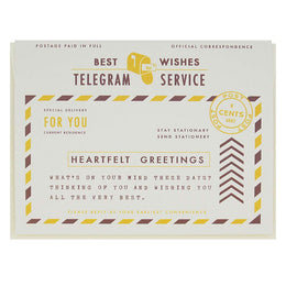 Heartfelt Telegram, Regional Assembly of Text