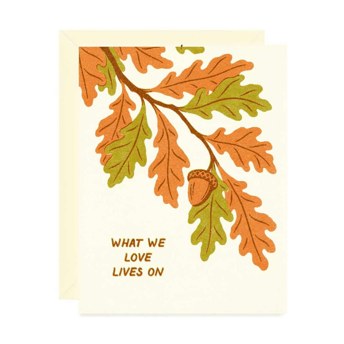 Oak Leaf Sympathy, Wallflower Paper