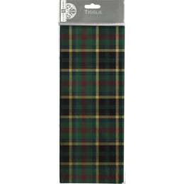 Hunter Navy Plaid Tissue Paper