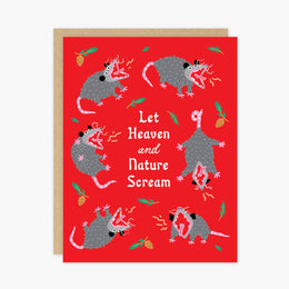Nature Scream Opossum, Party of One