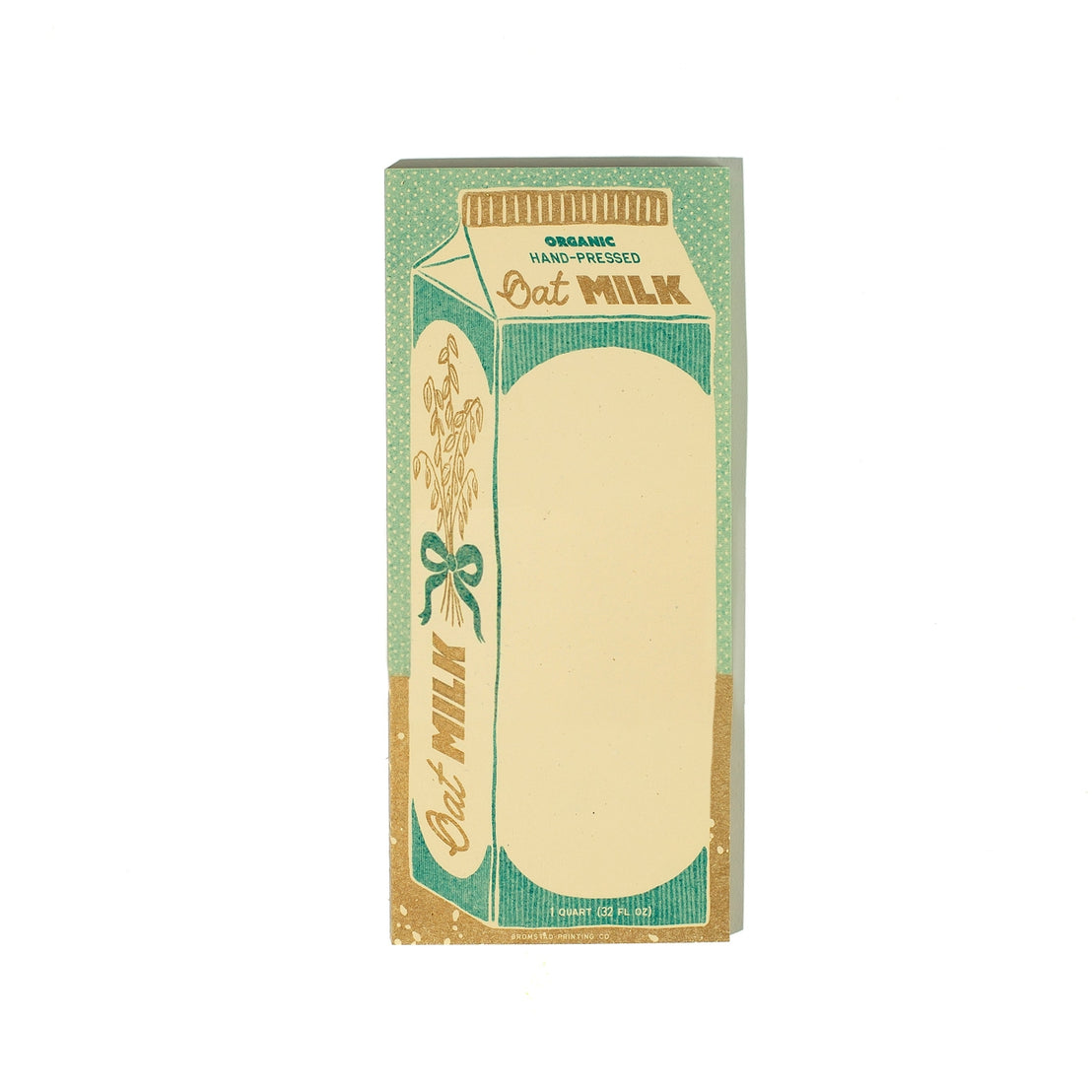 Oat Milk Notepad
