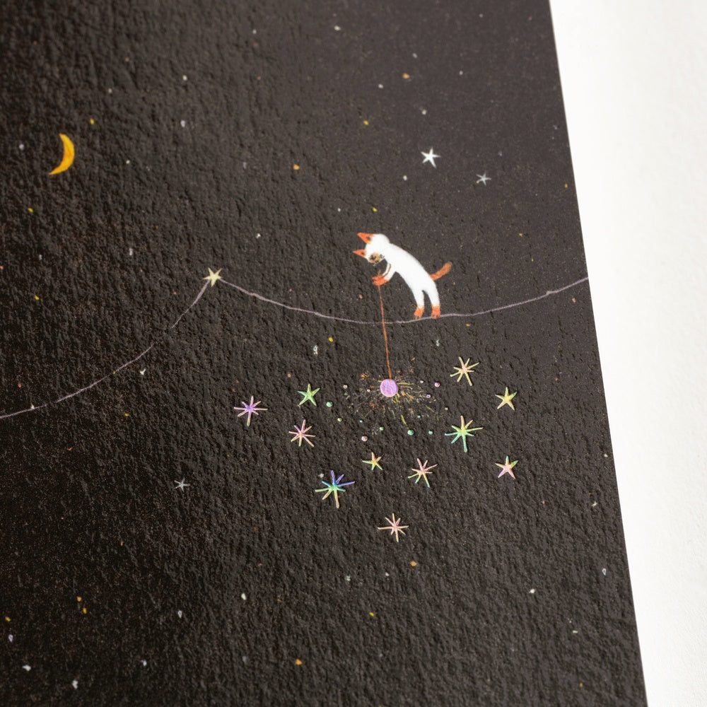 Hobonichi A5 Another Night of Falling Star Sparklers Notebook