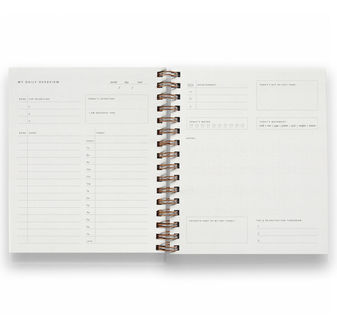 Steel Blue Daily Planner
