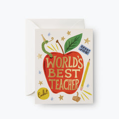 World's Best Teacher, Rifle Paper Co.