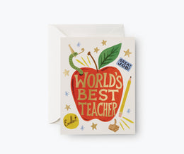 World's Best Teacher, Rifle Paper Co.