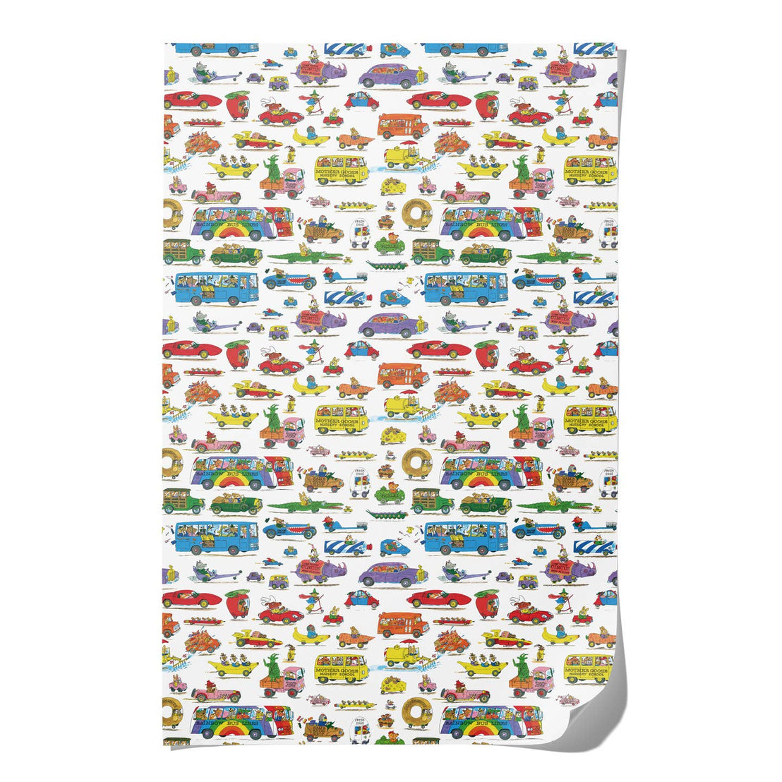 Busytown Cars Gift Wrap