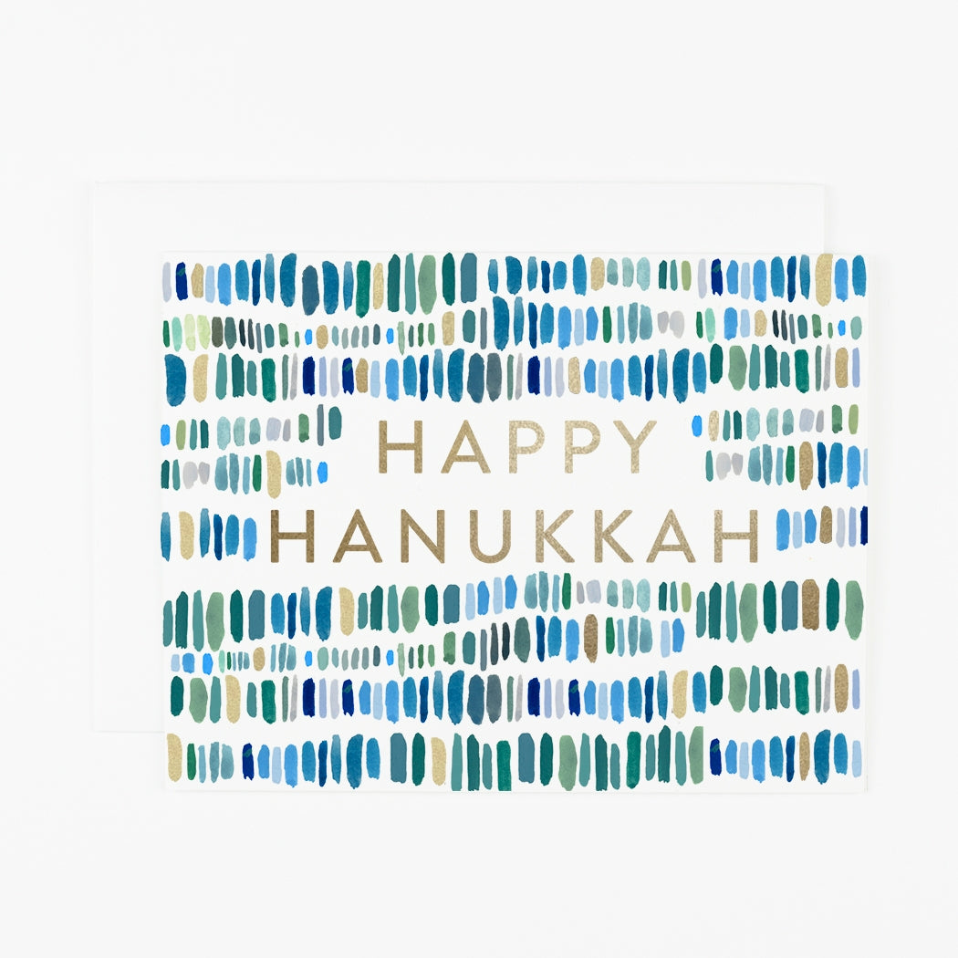 Happy Hanukkah Paint Strokes, Dear Hancock