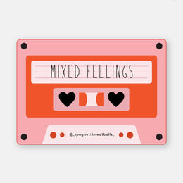 Mixed Feelings Mixed Tape Sticker