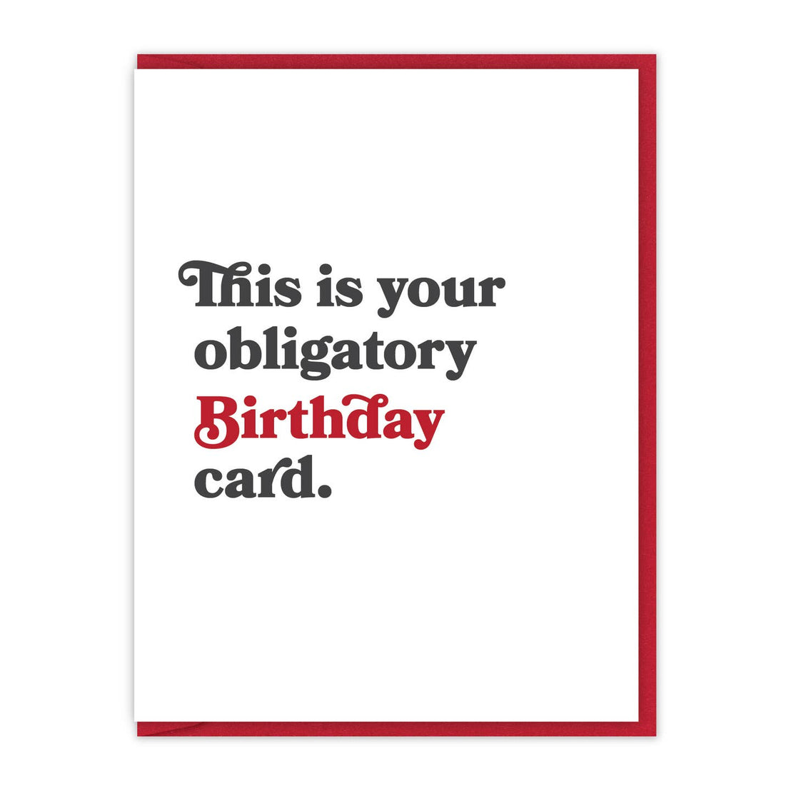 Obligatory Birthday Card, Spacepig Press