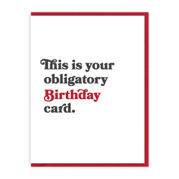 Obligatory Birthday Card, Spacepig Press