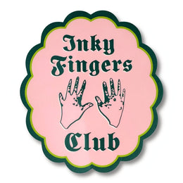 Inky Fingers Sticker