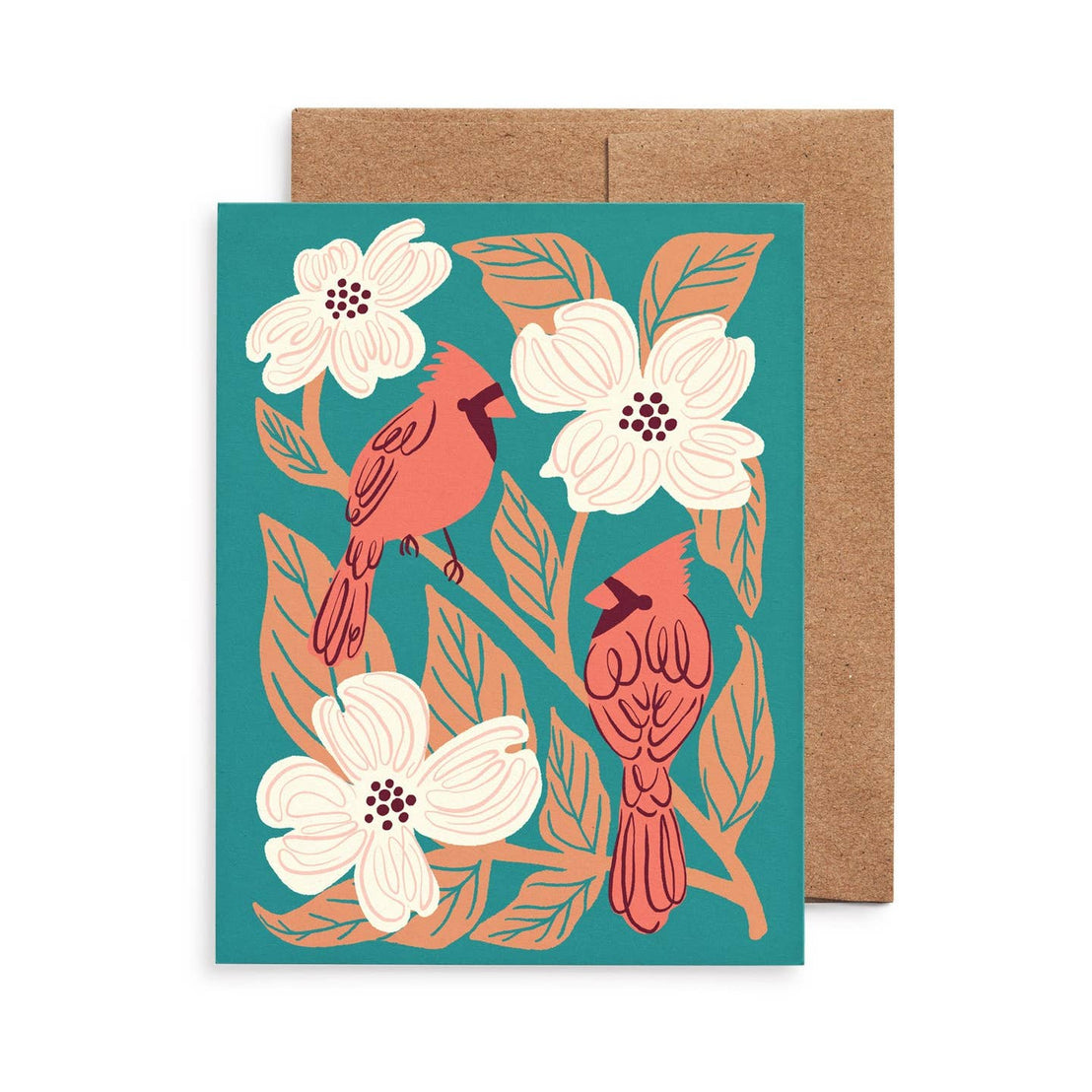 Cardinals & Dogwood, Nuthatch Studio