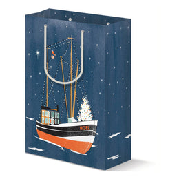 Noel Boat Holiday Gift Bag