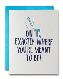 On T HRT, Ladyfingers Letterpress