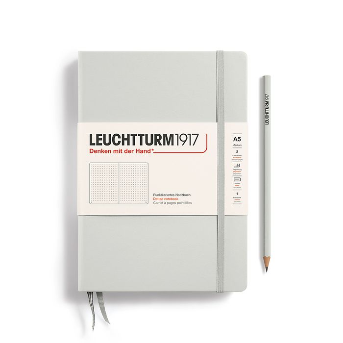 Leuchtturm1917 A5 Dotted Hardcover Notebook