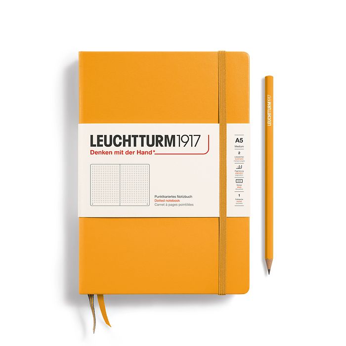Leuchtturm1917 A5 Dotted Hardcover Notebook