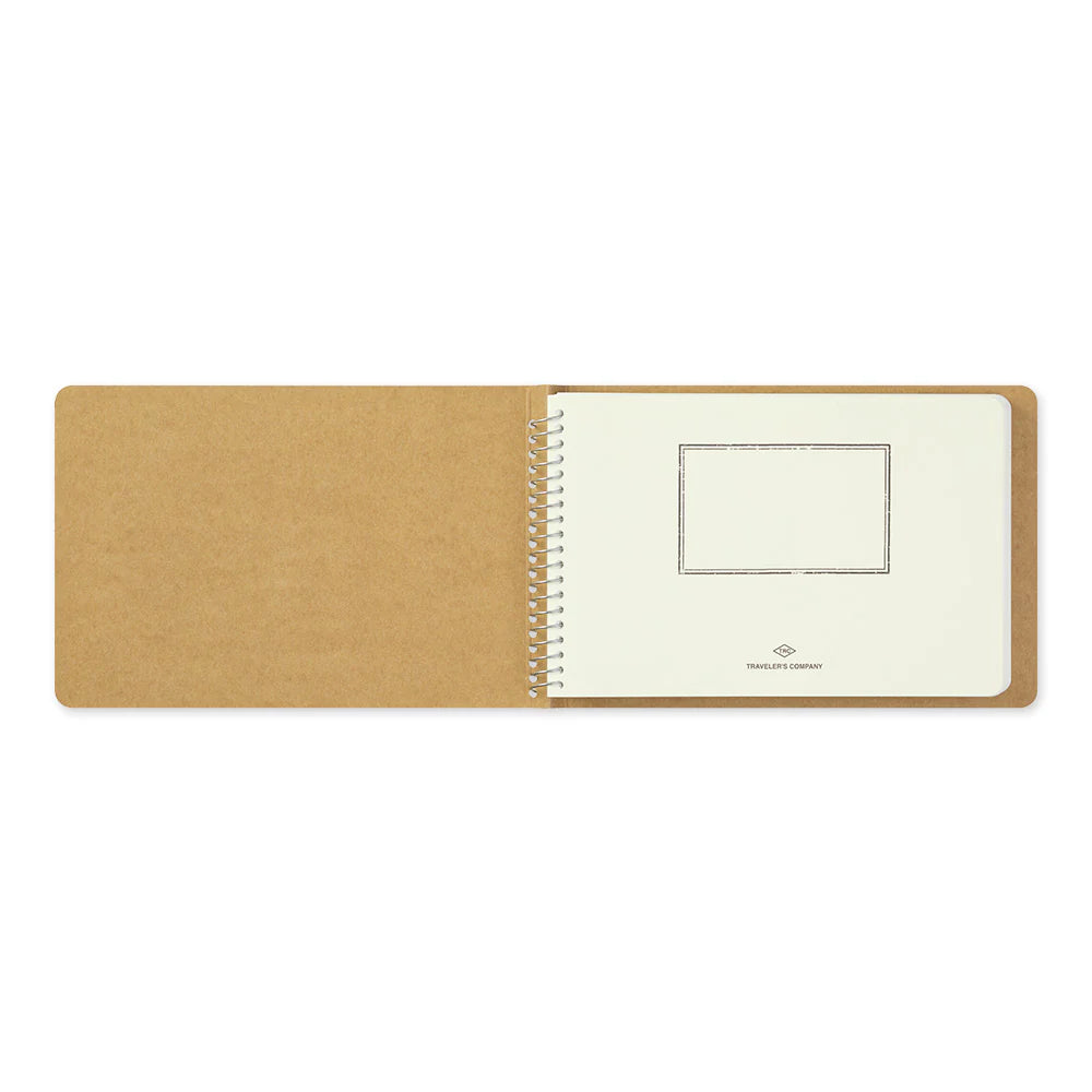 B6 Blank MD Paper White Spiral, Traveler's Company
