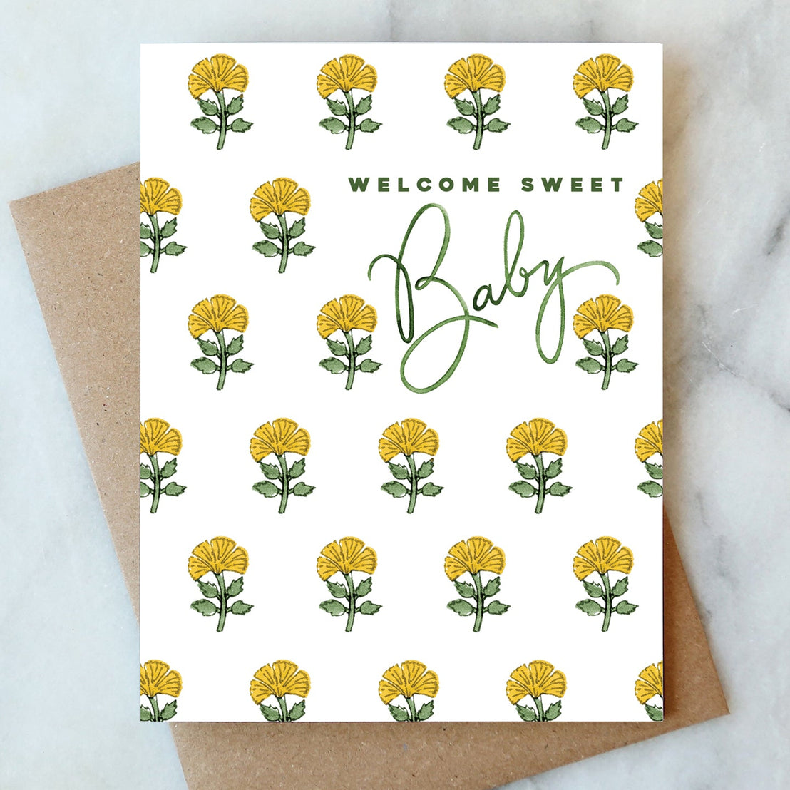 Yellow Floral Baby, Abigail Jayne Design