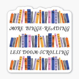 Binge Reading Sticker