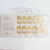 TRC Brass Number Clips, Traveler's Company