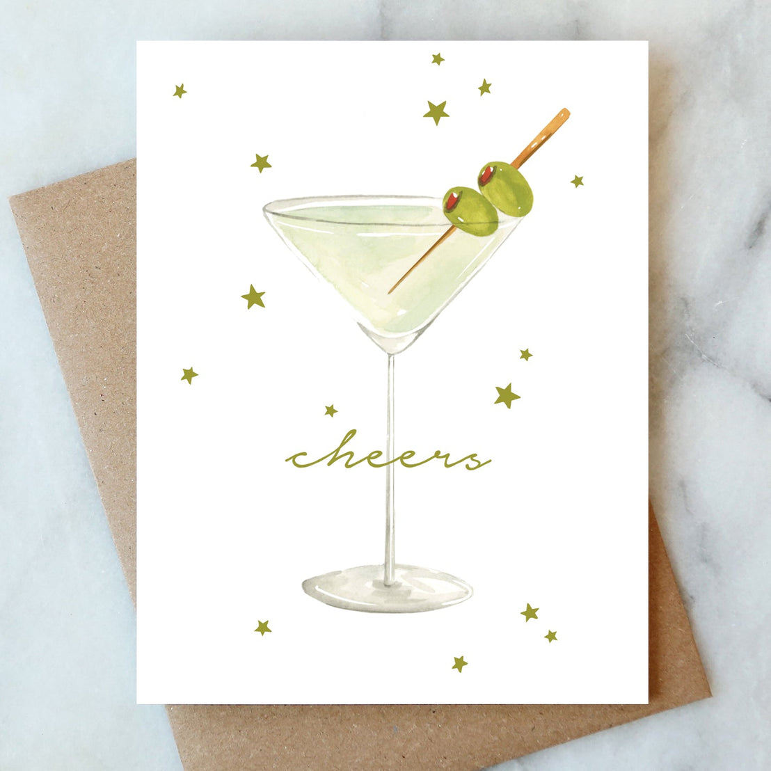 Martini Cheers, Abigail Jayne Design