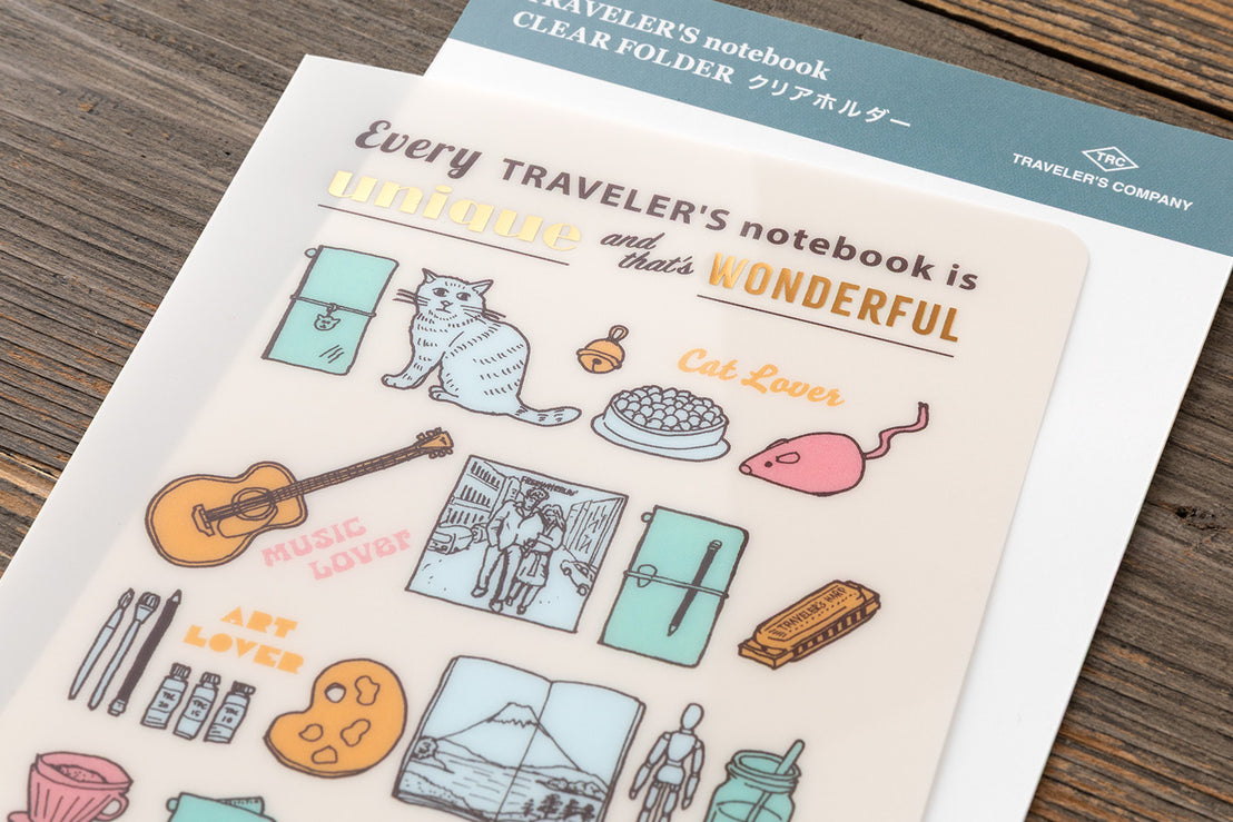 2027 Regular Clear Folder, Traveler's Company