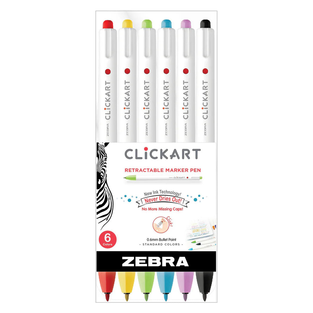 Zebra ClickArt Standard Marker Set