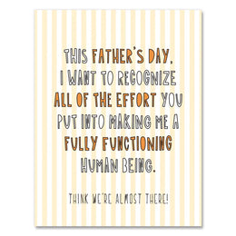 Father's Day Effort, Near Modern Disaster
