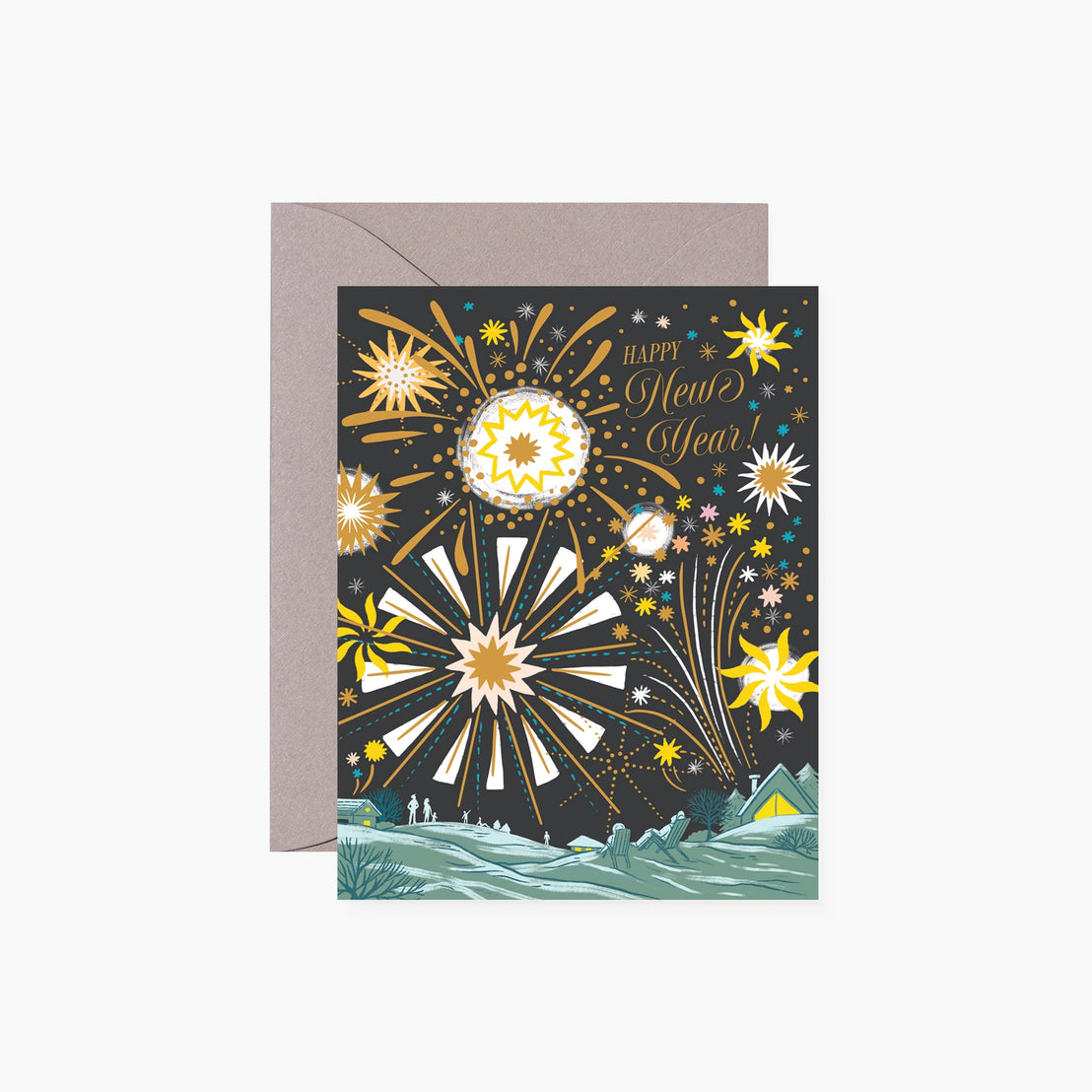 Fireworks, Happy New Year, Botanica Paper Co.
