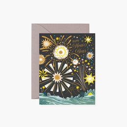 Fireworks, Happy New Year, Botanica Paper Co.