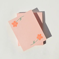 Flower Pair A2 Notepad