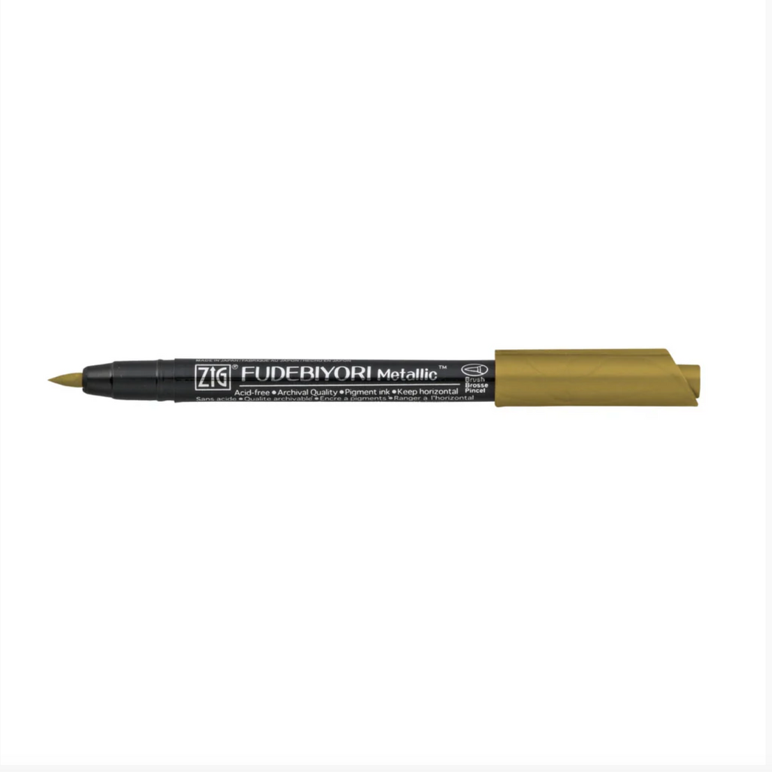 Zig Kuretake Fudebiyori Metallic Brush Pen