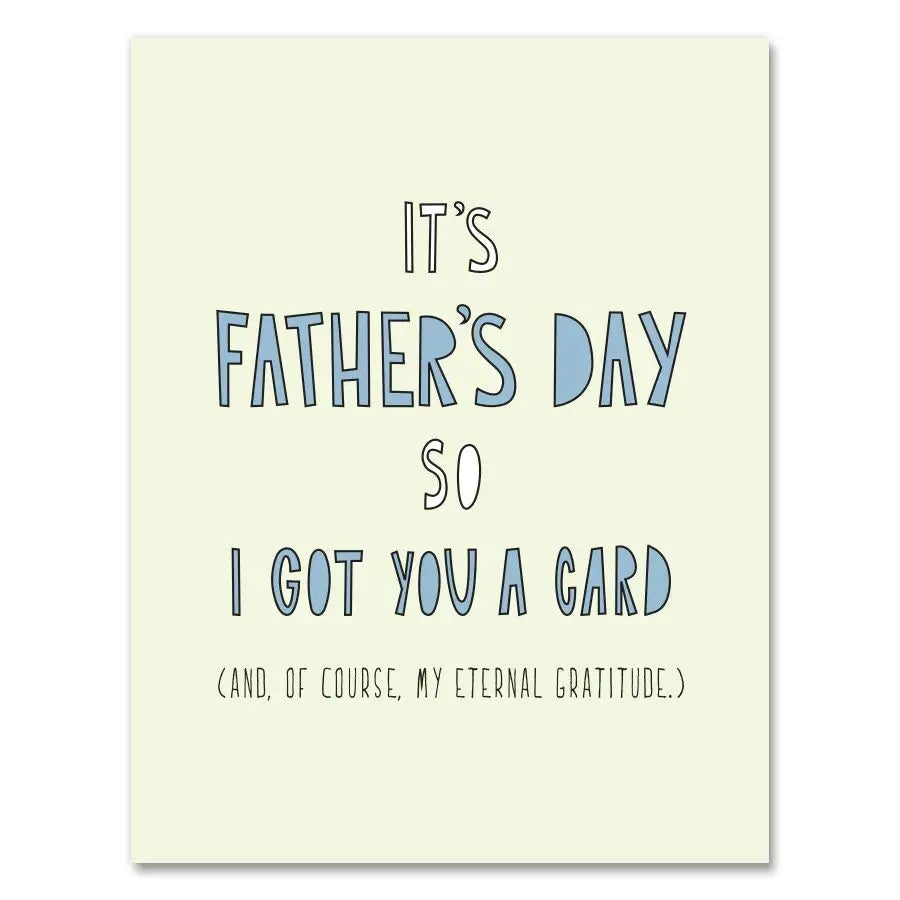 Got You A Card Dad, Near Modern Disaster