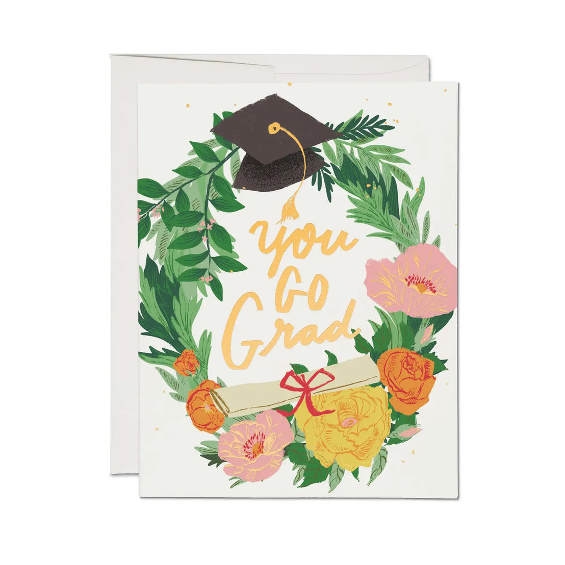 Grad Wreath, Red Cap Cards