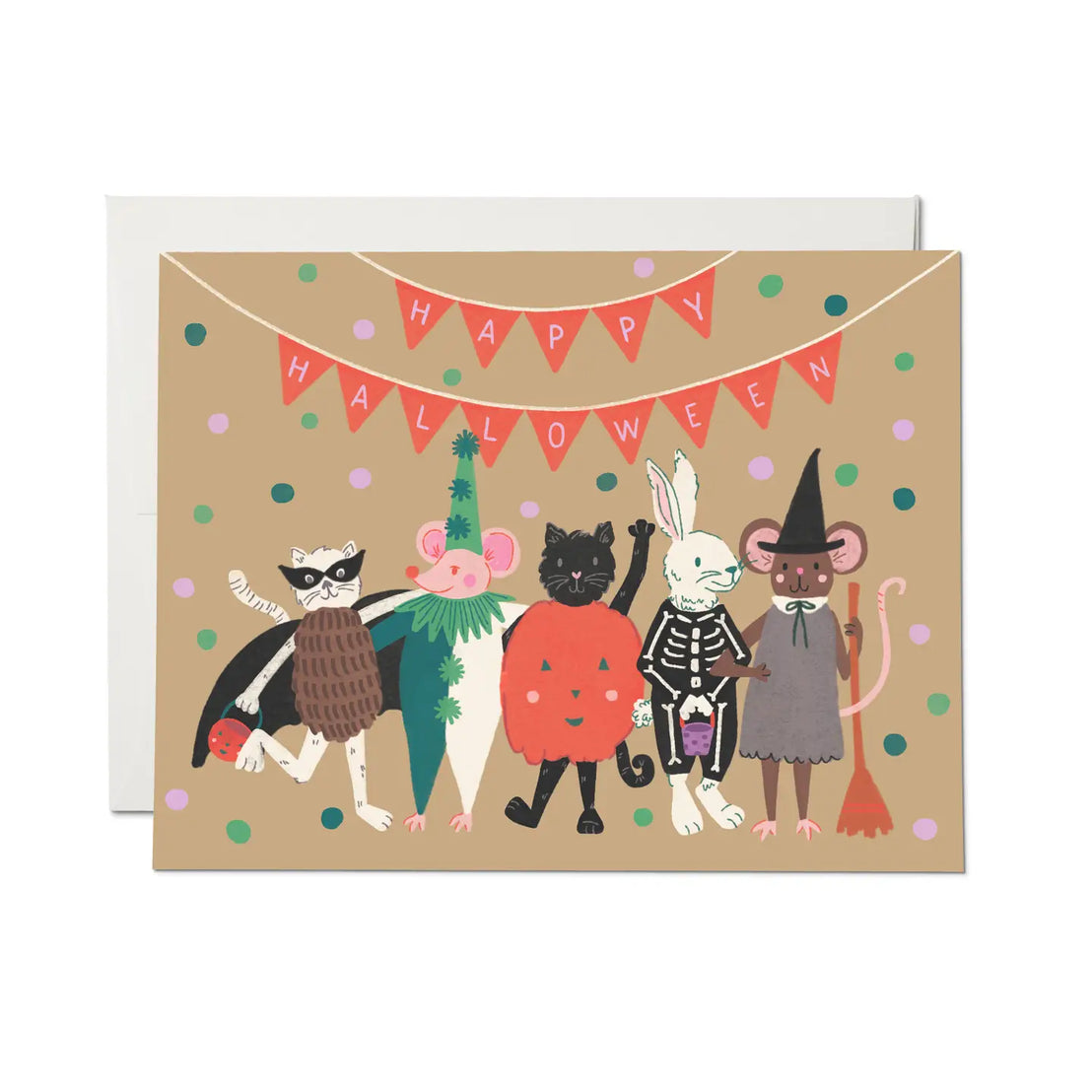 Halloween Critters, Red Cap Cards