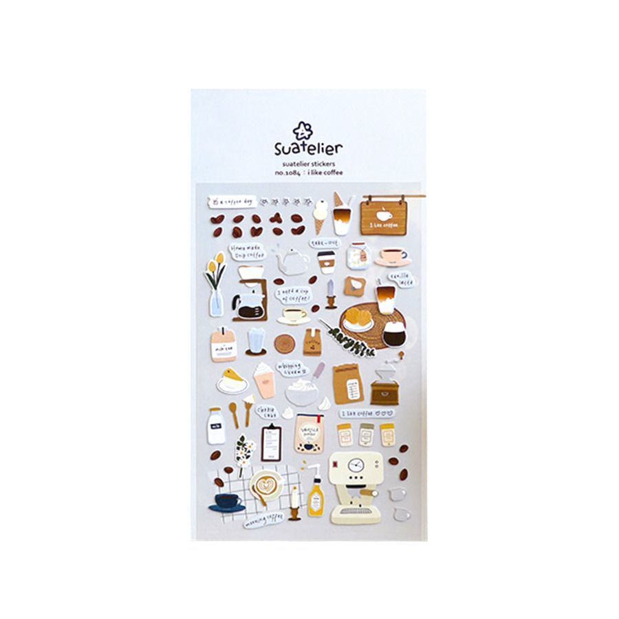 I Like Coffee Sticker Sheet