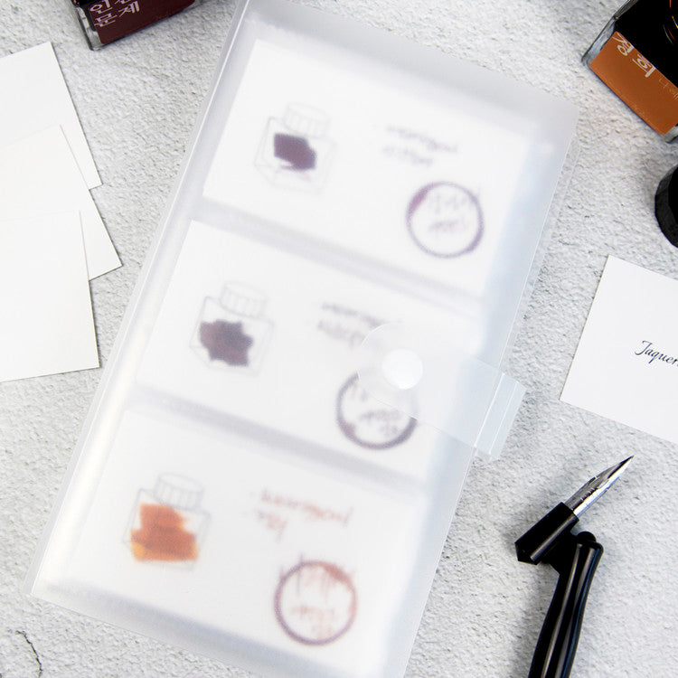 Transparent Color Chart Card Binder
