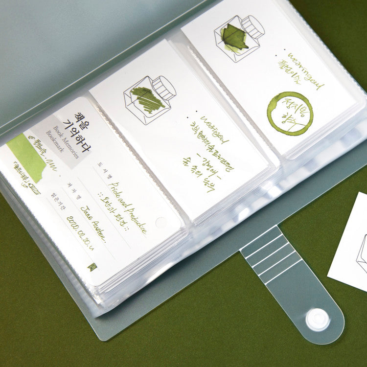 Transparent Color Chart Card Binder